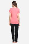 Kanvin Modal Pyjama Set - Pink — thumbnail 3