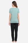 Kanvin Modal Pyjama Set - Blue — thumbnail 3