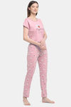 Kanvin Modal Pyjama Set - Pink — thumbnail 2