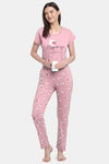 Kanvin Modal Pyjama Set - Pink — thumbnail 4