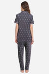 Kanvin Modal Pyjama Set - Purple — thumbnail 3