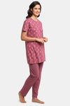 Kanvin Cotton Pyjama Set - Lavender — thumbnail 2