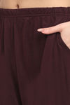 Kanvin Cotton Pyjama Set - Brown — thumbnail 6