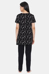 Kanvin Cotton Pyjama Set - Black — thumbnail 4