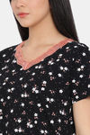 Kanvin Cotton Pyjama Set - Black — thumbnail 6