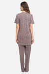 Kanvin Cotton Pyjama Set - Camel — thumbnail 3