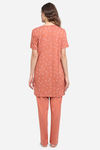 Kanvin Modal Pyjama Set - Coral — thumbnail 3