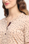 Kanvin Modal Pyjama Set - Camel — thumbnail 5