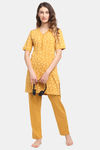 Kanvin Modal Pyjama Set - Honey Gold — thumbnail 4