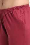 Kanvin Modal Pyjama Set - Maroon — thumbnail 6