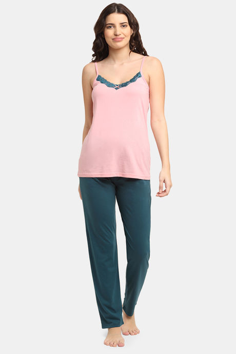 Kanvin Modal Nightwear + Robe - Teal — image 4