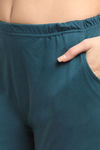 Kanvin Modal Nightwear + Robe - Teal — thumbnail 8