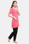 Kanvin Modal Pyjama Set - Pink — thumbnail 2