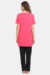 Kanvin Modal Pyjama Set - Pink — thumbnail 3