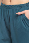 Kanvin Modal Pyjama Set - Sea Green — thumbnail 6