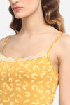 Kanvin Cotton Sleep T-Shirt - Gold — thumbnail 5