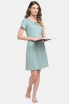 Kanvin Cotton Sleep T-Shirt - Green — thumbnail 4