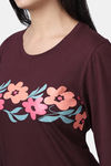 Kanvin Cotton Blend Top - Brown — thumbnail 6