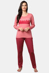 Kanvin Cotton Blend Pyjama Set - Pink — thumbnail 1