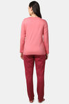 Kanvin Cotton Blend Pyjama Set - Pink — thumbnail 4