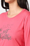 Kanvin Cotton Blend Pyjama Set - Pink — thumbnail 5