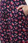 Kanvin Cotton Blend Pyjama Set - Navy — thumbnail 7