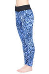 Zivame Light Ponte Wide Waistband Travel Ready Leggings - Sailor Blue — thumbnail 2