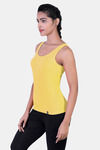 Laasa Viscose Gym Tank Top - Yellow — thumbnail 3