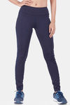 Laasa Mid Rise Quick Drying Leggings - Navyblue — thumbnail 1