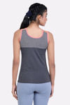 Laasa Just-Dry Melange Tank Top - Dark Grey — thumbnail 3