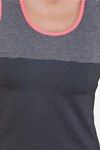 Laasa Just-Dry Melange Tank Top - Dark Grey — thumbnail 5