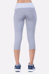 Laasa High Rise Quick Drying Capri - Grey — thumbnail 3