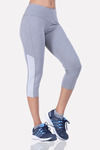 Laasa High Rise Quick Drying Capri - Grey — thumbnail 4