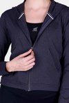 Laasa Just-Dry Cropped Jacket - Dark Grey — thumbnail 5