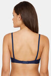 Lady Lyka Padded Non Wired Medium Coverage T-Shirt Bra - Blue — thumbnail 3