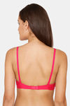 Lady Lyka Padded Non Wired Medium Coverage T-Shirt Bra - Fuscia — thumbnail 3