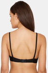 Lady Lyka Padded Non Wired Medium Coverage T-Shirt Bra - Black — thumbnail 3