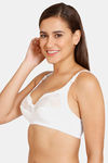 Lady Lyka Single Layered Non Wired Medium Coverage T-Shirt Bra - White — thumbnail 2