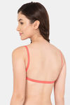 Lady Lyka Padded Non Wired Medium Coverage T-Shirt Bra - Tomato — thumbnail 4