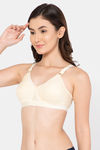 Lady Lyka Single Layered Non Wired Medium Coverage T-Shirt Bra - Skin — thumbnail 3