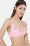 Lady Lyka Single Layered Non Wired Medium Coverage T-Shirt Bra - Pink — thumbnail 2