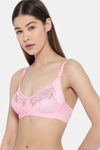 Lady Lyka Single Layered Non Wired Medium Coverage T-Shirt Bra - Pink — thumbnail 3