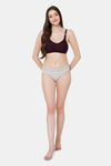 Lady Lyka Single Layered Non Wired Medium Coverage T-Shirt Bra - Wine — thumbnail 5