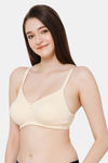 Lady Lyka Single Layered Non Wired Medium Coverage T-Shirt Bra - Skin — thumbnail 2