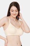 Lady Lyka Single Layered Non Wired Medium Coverage T-Shirt Bra - Skin — thumbnail 3