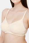 Lady Lyka Single Layered Non Wired Medium Coverage T-Shirt Bra - Skin — thumbnail 6
