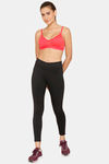 lady Lyka Medium Impact Cotton Non Padded Sports Bra - Plum — thumbnail 4