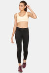 lady Lyka Medium Impact Cotton Non Padded Sports Bra - Skin — thumbnail 4