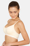 Lady Lyka Medium Impact Seamless Sports Bra (Pack of 2) - Skin White — thumbnail 3