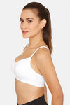 Lady Lyka Medium Impact Seamless Sports Bra (Pack of 2) - Skin White — thumbnail 9